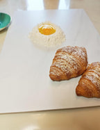 Multi-Purpose Pastry Marble Design Stone Tray Cutting Board Slab 16” x 12” with Non-Slip Feet,Stone Cheese Pastry Board,Marble Serving Tray, Heat Resistant, Easy to Clean (G16, 16 * 12)