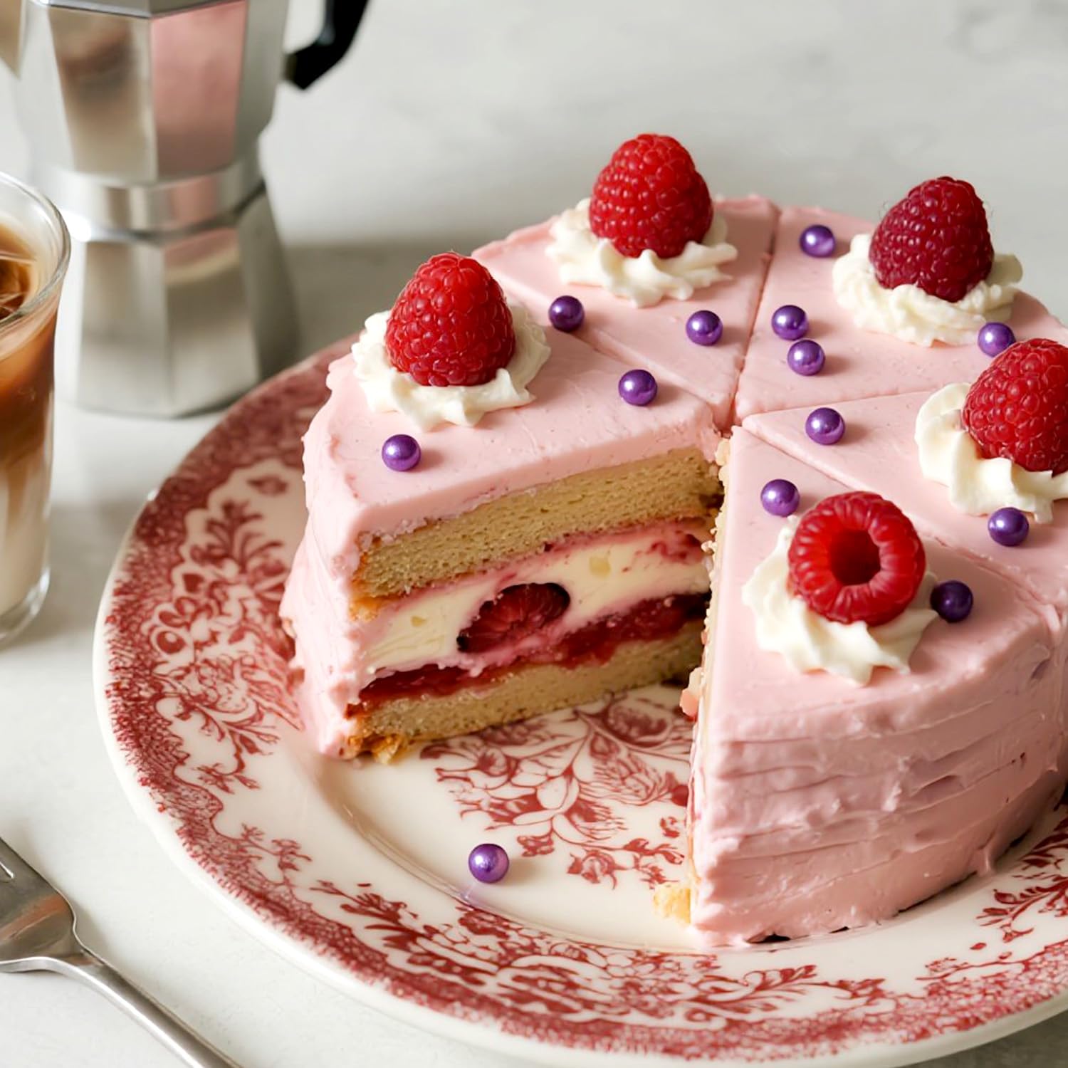 Purple Pearl Sprinkles for Cake Decorating, Edible Pearl Candy, 150g/5.29oz Mix Size, Baking Cake Decoration, Cupcake, Cookie, Holiday, Valentine's Day, Wedding Party, Christmas Supplies