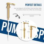 Jimoco® Syrup Pump Dispenser + Torani® Sugar Free Coconut Syrup, 25.4 oz - Coffee Syrup Pump & Flavoring Bundle