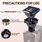 RETHONE Reusable K Cup Reusable Coffee Pods Compatible with Ninja Coffee Maker, Stainless Steel Reusable Coffee Filters for Ninja CFP201 CFP300 CFP301 CFP305 CFP307 CFP400 Dual Brew Pro (1 Pack)