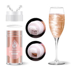 Rose Gold Edible Glitter for Cocktails - 6g Rose Gold Luster Dust Edible Drink Glitter Food Grade Metallic Shimmer Powder Cake Sprinkles for Beverage Chocolate Candy