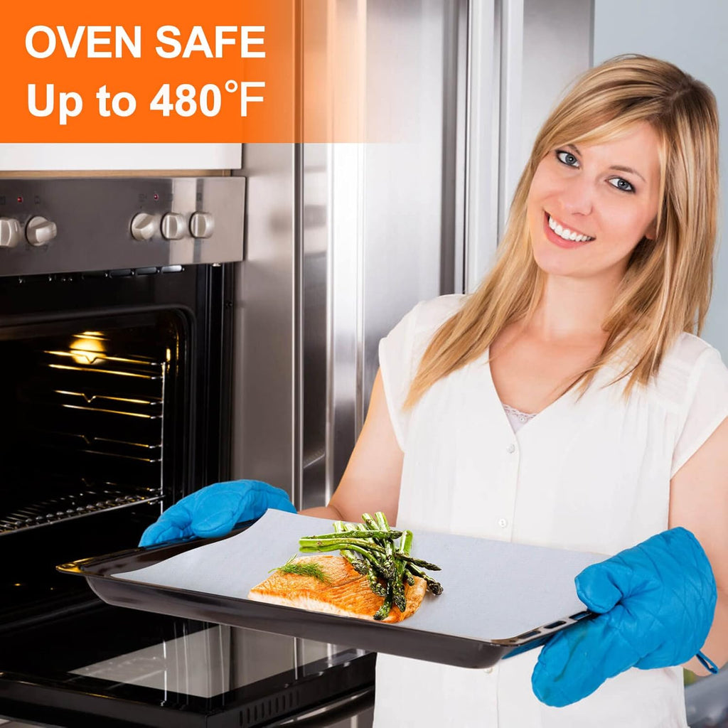 Silicone Baking Mat Roll -12IN x 10FT Non Stick Heat Resistant Food Grade Baking Mats, No Slip Reusable Freeze Dryer Mat,Pastry Mat,Countertop Protector Mat, Washable Oil-Proof Refrigerator Liners