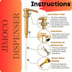 Original Bestsellers Syrup Variety 6-Pack - Vanilla, Peach, Strawberry, Coconut, Salted Caramel & White Chocolate - Coffee & Italian Soda Flavor Syrup with 6 Jimoco Dispenser Pumps