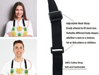 Funny Hipster Baking Apron Novelty Cooking Chef Present For Men Womens Baking Present Full BBQ Grilling Kitchen Apron Pineapple