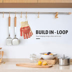 Oven Gloves, Heat Resistant 540 Degrees Grilling Gloves, Hot Surface Handler Non-Slip Silicone Oven Mitts with Fingers, BBQ Gloves for Cooking/Kitchen/Baking, Pack of 2