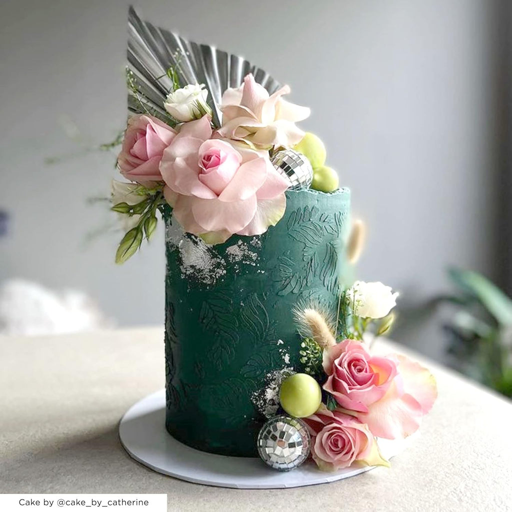 Large Cake Decorating Stencil (Merida) Falling Leaves Pattern