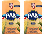 P.A.N. Yellow Corn Meal – Pre-cooked Gluten Free and Kosher Flour for Arepas (2.2 lb/Pack of 2)