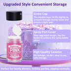 Edible Glitter - 8 Colors Luster Dust Edible Set for Drinks, Food Grade Edible Glitter Dust for Cake Decorating, Cocktail, Fondant, Strawberries, Candy, Cookie, Chocolate. Vegan and Gluten Free - 5g/bottle