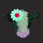 【300+ Design Optional】 Cow Head Shape Freshie Mold, Silicone Epoxy Resin Molds for Car Freshies, Aroma Beads, Soap Mould, Candle Mould, Pendant Mould-Oven Safe