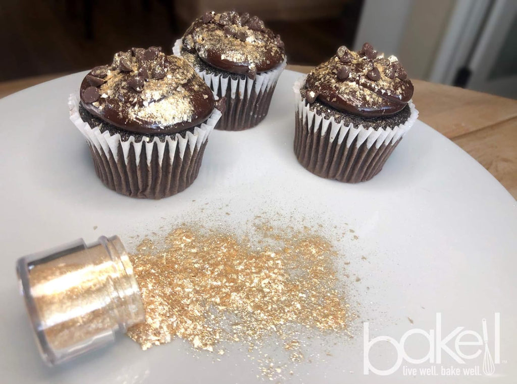 Bakell Tinker Dust - Black Shimmer (25g 1x Jar) | Edible Glitter for Cakes, Cupcakes, Cake Pops, Drinks, Dessert