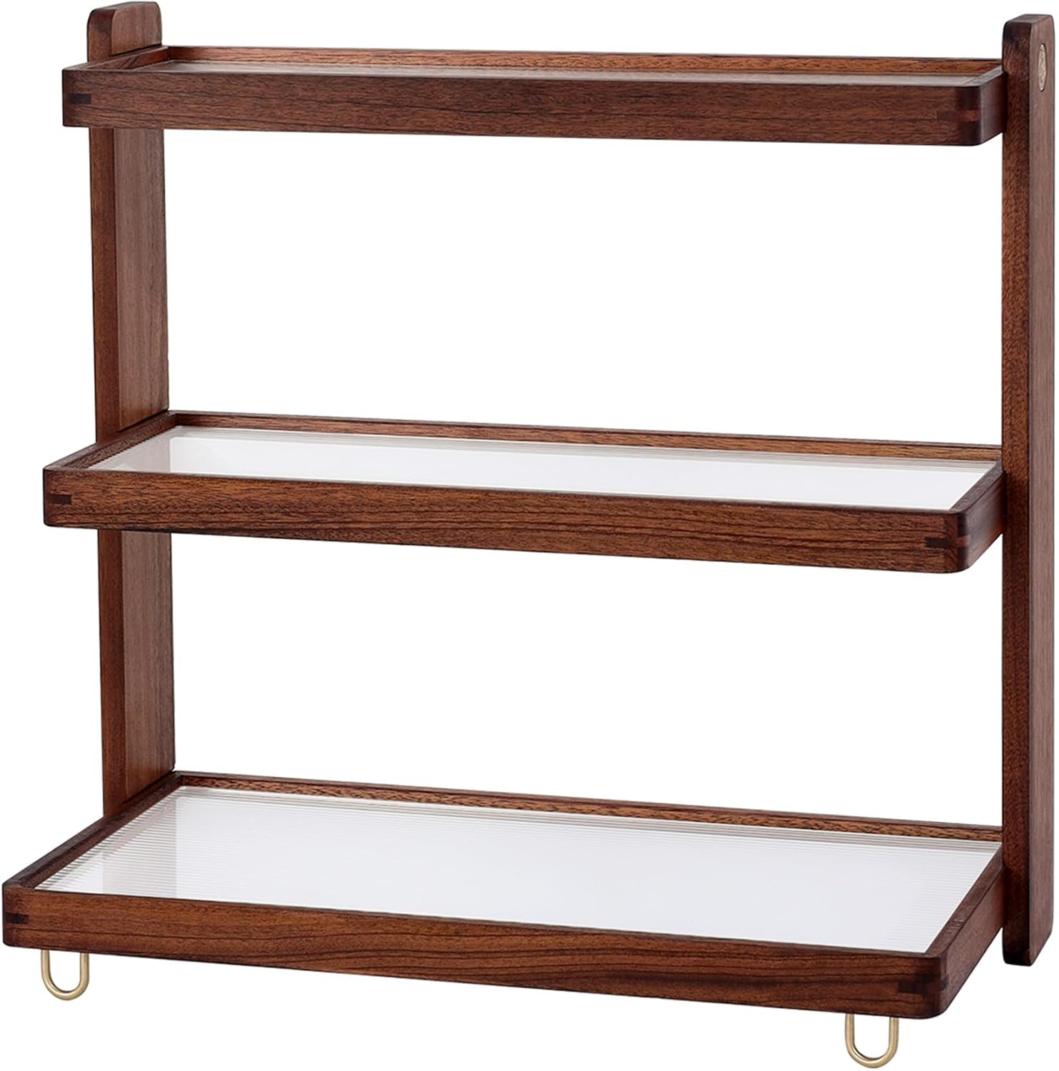 Coffee Mug Holder Wooden Cup Rack,3-Tier Acrylic Home Coffee Mug Display Rack for Kitchen Countertops, Coffee Bars, for Placing Mugs, Coffee Beans, Syrup, Cups, Stirrers