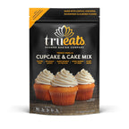 TruEats Cupcake & Cake Mix - French Vanilla: Low Glycemic, Protein & Fiber Rich, Gluten & Grain Free, Diabetic Friendly, Vegan Friendly, Dairy Free, Plant Based, Sweetened with Monk Fruit Sweetener