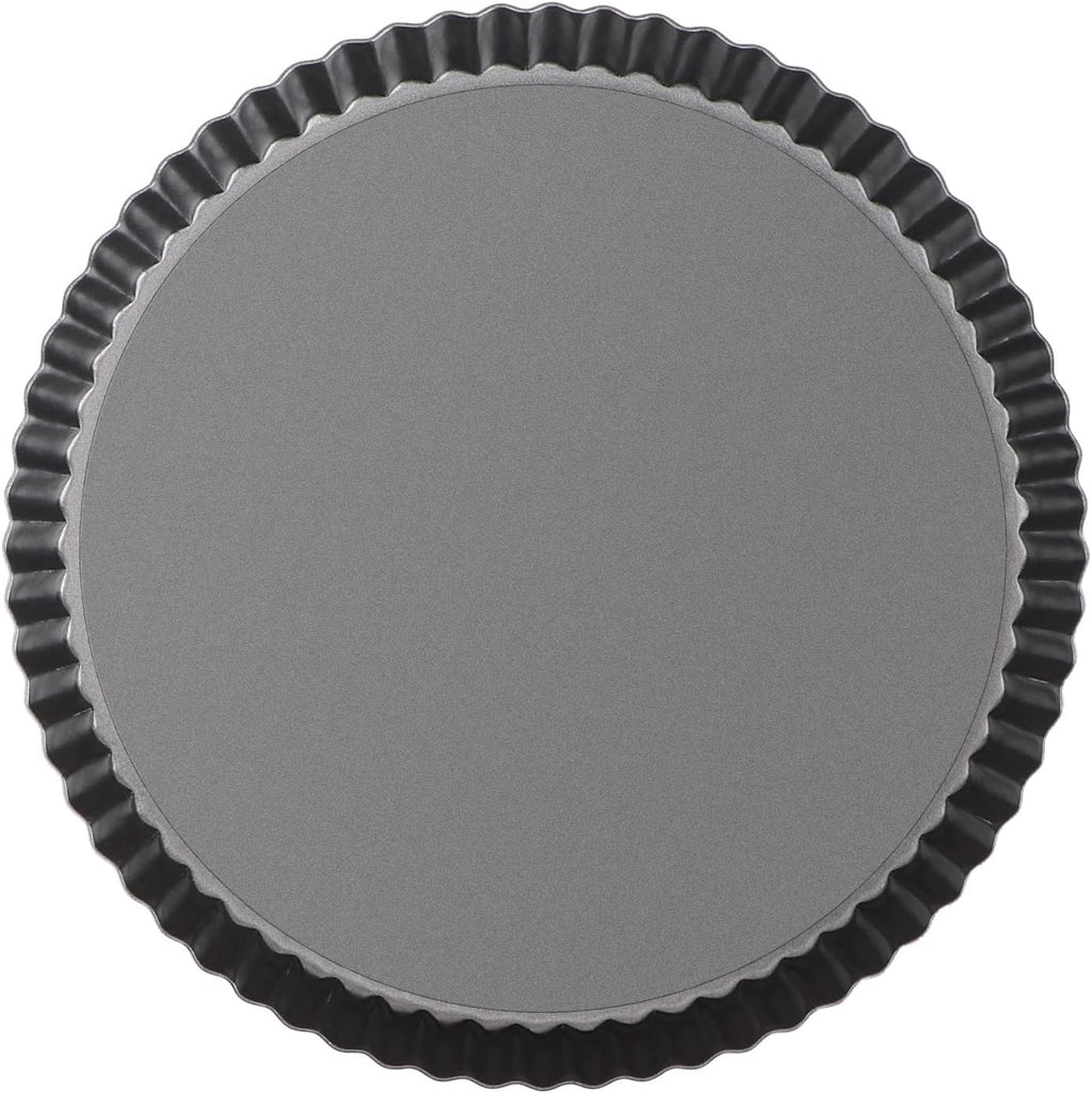 Beasea Tart Pan 9 Inch Removable Bottom, Non Stick Tart Pan with Removable Bottom Round Pie Pan for Baking