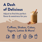 Jordan's Skinny Syrups Sugar Free Coffee Syrup, Brown Sugar Cinnamon Flavor Drink Mix, Zero Calorie Flavoring for Latte, Protein Shake, Food and More, Gluten Free, Keto Friendly, 25.4 Fl Oz, 1 Pack