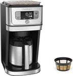 NRP Gold-tone 10cup Mesh Bottom Permanent Coffee Filter Replacement for Drip Coffeemaker Cuisinart GTF-B, Mr coffee & More