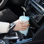 BJPKPK 22oz Insulated Tumbler With lid And Straw Stainless Steel Tumblers Travel Coffee Mug Reusable Thermal Cup,Macaron Green