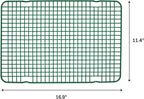 Great Jones Big Chill Wire Cooling Rack (Broccoli) – 16.25" × 11.25" Heavy-Weight Aluminized Steel,Nonstick Baking Rack – Oven Safe 450 °F, Bacon & Cookie Cooling Rack – Fits Half Sheet Pans