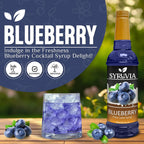 Syruvia Blueberry Syrup For Drinks 25.4 Ounces Blueberry Flavoring Syrup
