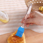 7" Silicone Basting Pastry Brush - Perfect for Oil Butter Spread, Marinades, Baste, BBQ, Grill, Cooking - BPA Free, Food Grade Material, Dishwasher Safe (3, 7 Inches)