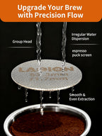 53.3mm Espresso Puck Screen, Reusable Espresso Filter Screen, 1.7 mm Thick, Espresso Distribution Tool Fits for Breville 54mm Coffee Filters, Stainless Steel Espresso Machine Accessories