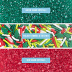 Sweets Indeed Frosting Kit plus Sprinkles Frosting Tubes nozzles 11.71 ounces Perfect for baking and cookie decoarting (Xmas Decorating Kit)