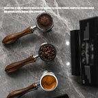 58mm Dosing Cup, Espresso Dosing Cup, Coffee Dosing Cup Fits 58mm Portafilter, 150ml Stainless Steel Universal (Brushed Silver)