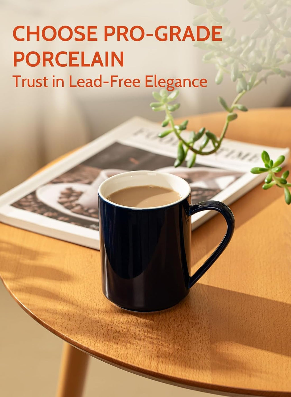 Sweese Coffee Mug, Porcelain 11 Oz Coffee Mugs Set of 6, Ceramic Coffee Cups with Handle for Coffee, Tea, Cocoa and Mulled Drinks - Multicolor, Cool Assorted Colors