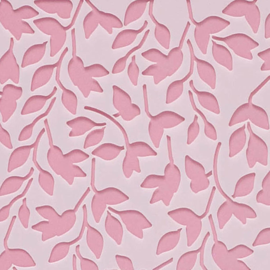 Large Cake Decorating Stencil (Dania) Creeping Fig Vines Pattern