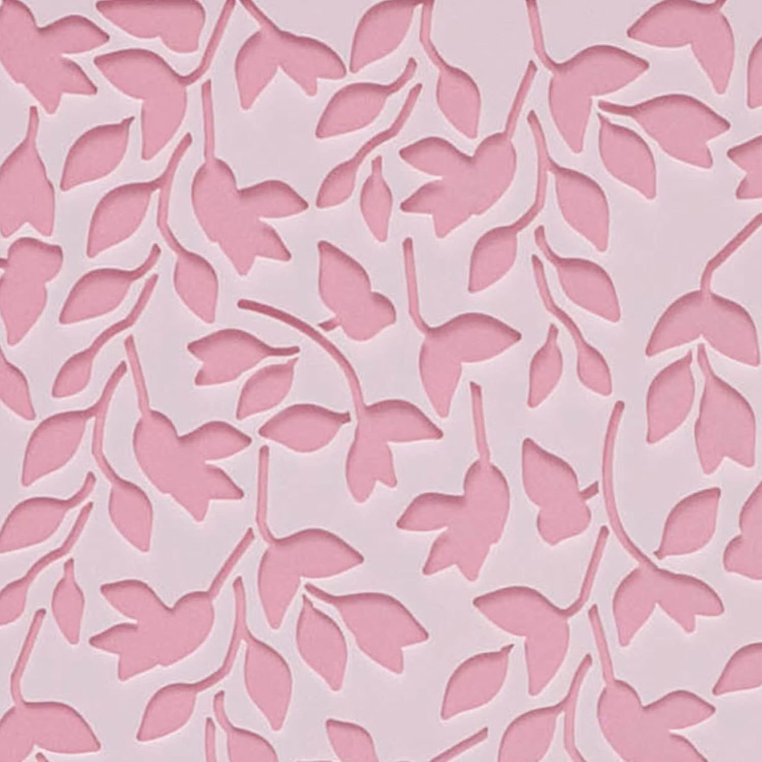 Large Cake Decorating Stencil (Dania) Creeping Fig Vines Pattern