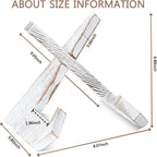 Plate Stand for Display, 6.5 Inch Picture Frame Holder Wooden, for Cook Book Decorative TableTop Art Easels Platter (White)