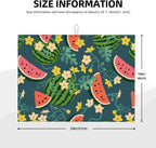 Large Dish Drying Mats For Kitchen Counter Microfiber Kitchen Drying Mat XL Draining Pad Absorbent Quick Drying Dish Mat 18x24 Inch - Watermelons