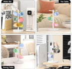 Wisuce Black Coffee Mug Tree Bamboo Mug Holder Coffee Cup Stand Mug Holders for Countertop Coffee Mug Rack Organizer Stand (White)