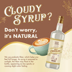 ChocZero Sugar Free White Chocolate Syrup for Coffee - Latte Flavoring Syrups - Keto Friendly, Zero Sugar, 25.4 Ounces (Pack of 1)