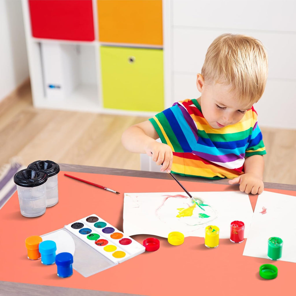 Silicone Mats for Kitchen Counter, Nonslip Silicone Mats for Crafts Countertop Protector Heat Resistant Mat (78.7” x 24” x 0.08”, Coral)