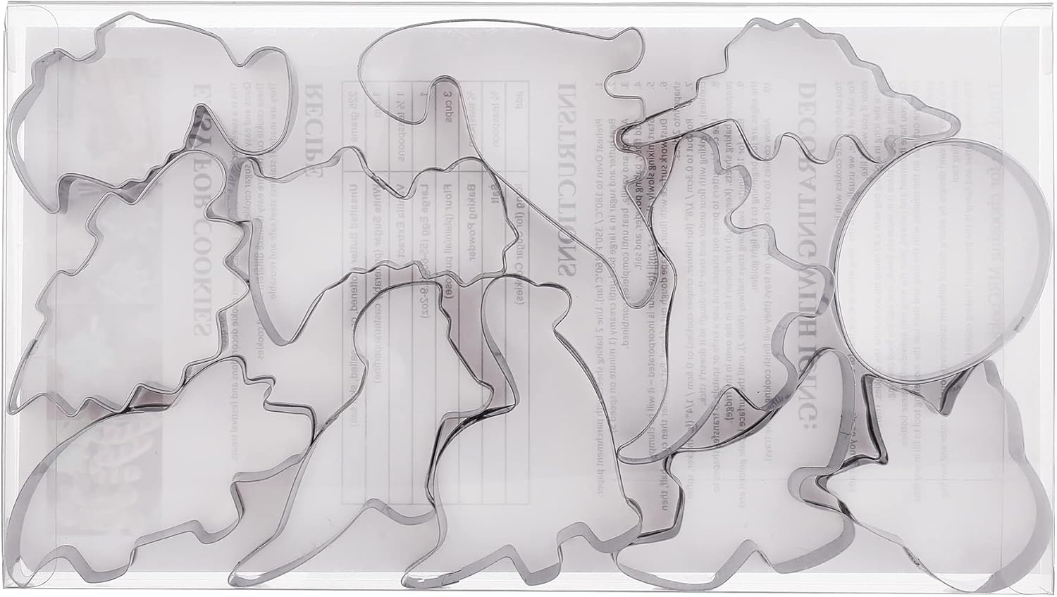 Dinosaur Cookie Cutters Set Small Size Stainless Steel Shaped for Kids Birthday Party Supplies,Footprint,Dinosaur Eggs,different dinosaur shapes.