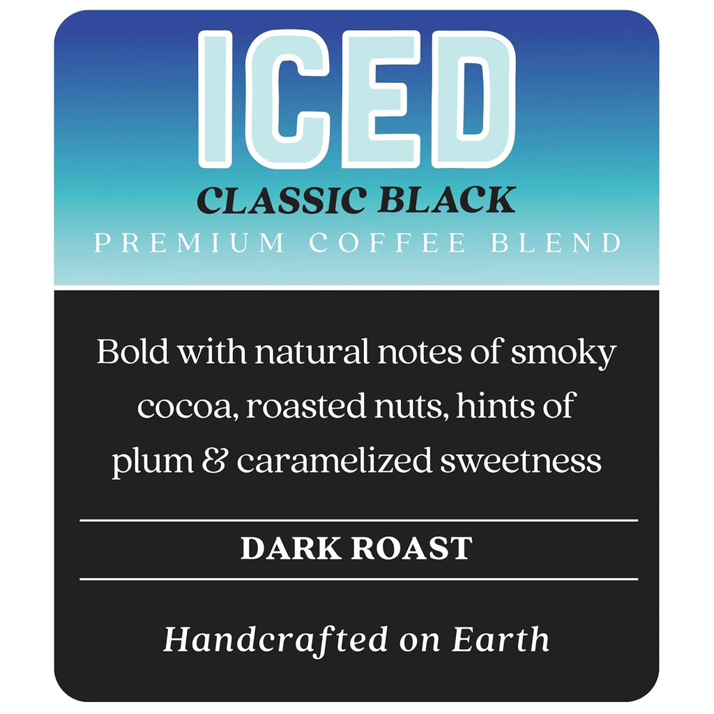 Copper Moon Single Serve Coffee Pods for Keurig K-Cup Brewers, Classic Black Brew Over Ice, 20 Count