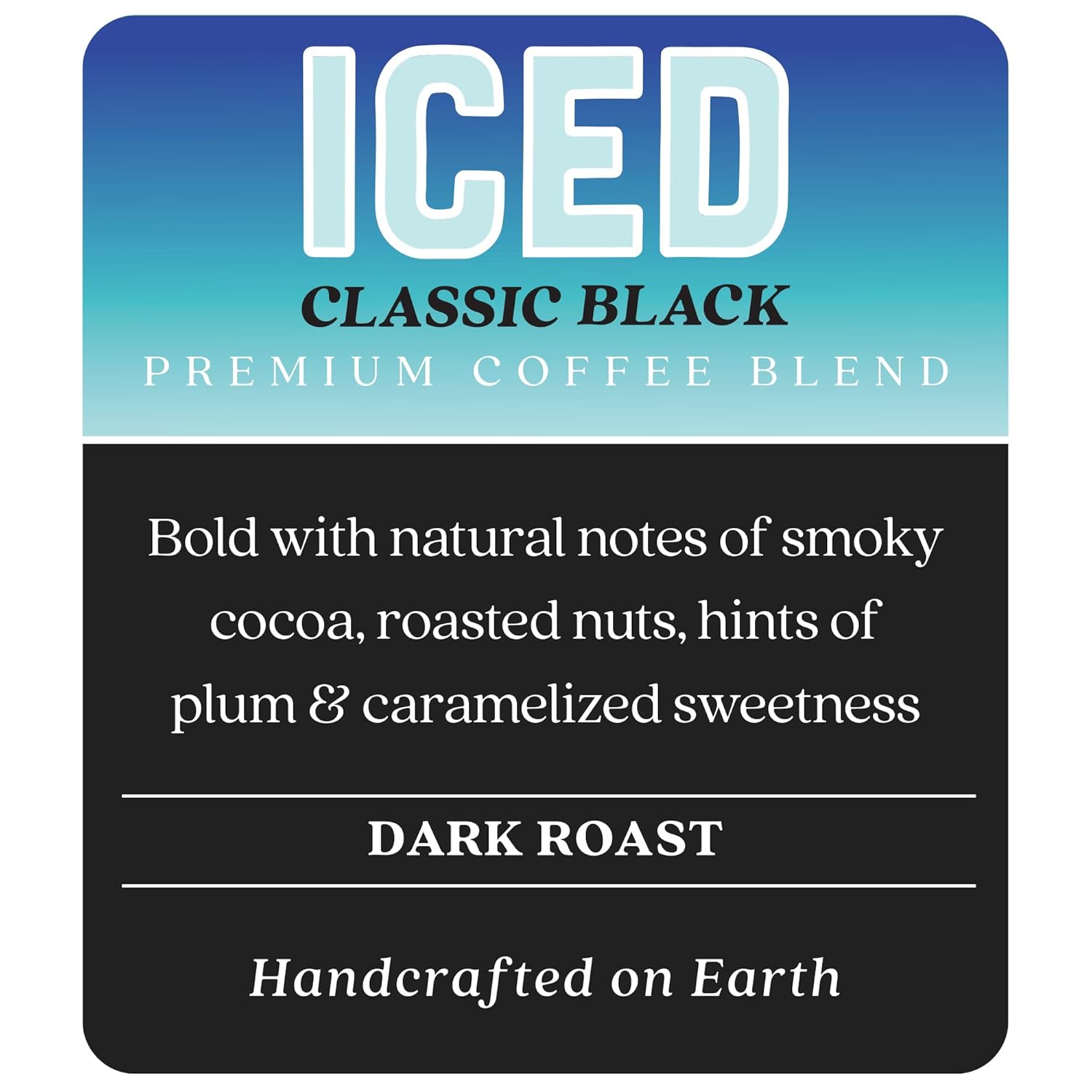 Copper Moon Single Serve Coffee Pods for Keurig K-Cup Brewers, Classic Black Brew Over Ice, 20 Count