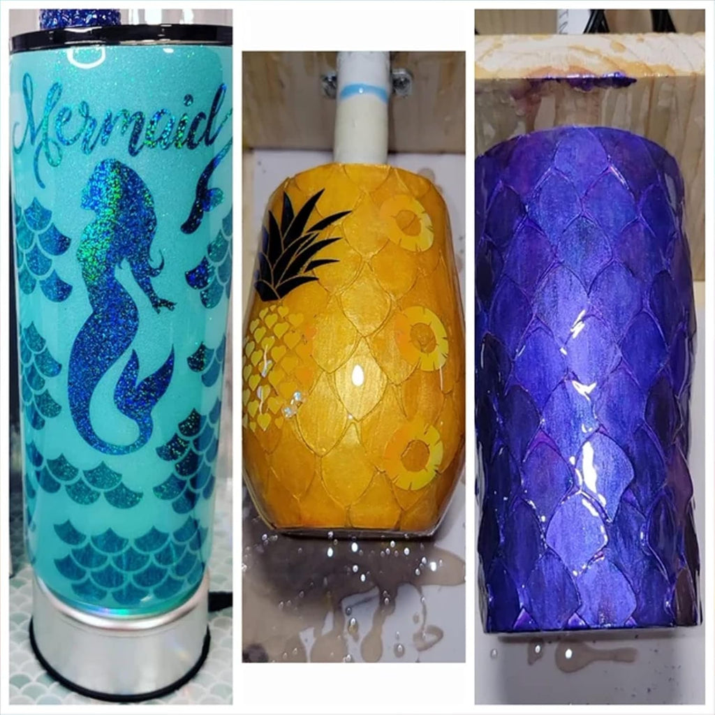 Cake Stencils Decorating Buttercream Cookie Stencils for Royal Icing Leopard Airbrush Snake Skin Mermaid Scale Stencil Cheetah Cow Print Templates for Baking (Large Cake Stencil)