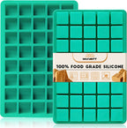HKNMTT Square Candy Molds Silicone for Caramels Truffles Chocolate, 2 PCS 40 cavities for Baking, Food Grade Gummy Making Kit Wax Melts Moulds