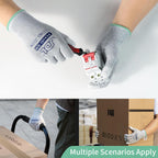 JDL ESD Work Gloves, Anti-Static Gloves for PC Building, 12 pairs, Computer Installation & Repair, High Resistance Carbon Fiber Gloves, Large