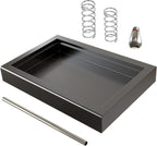 Low Profile Drip Tray One Hole Steam Tip and 9 Bar 6 Bar OPV Spring Modification Kit compatible with Gaggia Classic Pro