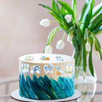 36Pcs Little Pumpkin Cupcake Toppers Blue Pumpkin Cupcake Picks Little Pumpkin Baby Shower Cake Decorations Thanksgiving Party Cake Decorations Kids Birthday Party Supplies