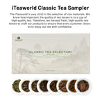 iTeaworld Loose Leaf Tea Sampler Chinese Tea Samplers, 8 Flavors Oolong Tea and Black Tea With Mediumly Caffeinated, High Mountain Tea, Sugar Free for Health Come with 20 Tea Bags, 2.1oz