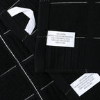 Glynniss Kitchen Towels and Dishcloths Set, Absorbent Dish Towels and Dish Cloths Set for Washing Dishes, Cleaning and Drying Use Pack of 8 (Black)