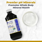 Premier Research Labs Premier pH Minerals - Trace Mineral Drops for Distilled Water, Magnesium Supplement, Reverse Osmosis Water, Liquid Concentrate - 8 fl oz