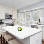 Silicone Mats for Kitchen Counter, 48"x32"(120cmx80cm) Large Heat Resistant Mat Kitchen Island Waterproof Countertop Protector Mat Nons-slip Extra Large Counter Mat, Semitransparent