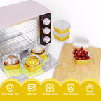 25 Pack Square Mini Cake Pans with Lids,Mini Loaf Pans with Lids,Aluminum Foil Baking Cups,Disposable Ramekins Cupcake Cups,Dessert Cups for Wedding Birthday Party Picnics,5oz (Gold)