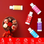 Oil Based Food Coloring for Chocolate - 50ml Red Upgraded Edible Oil Based Food Dye for Cake Decorating, Baking, Candy Melts, Cookie, Icing Frosting, Fondant, Meringues - 1.69 Fl.Oz Bottles