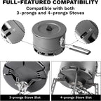 Fire-Maple Petrel Ultralight Pot- High Efficiency Aluminum Camping and Backpacking Pot with Heat-Proof Handle, Portable and Compact