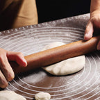 Muso Wood Sapele Wooden Dowel Rolling Pin for Baking,Tapered Roller for Fondant, Pie Crust, Cookie, Pastry (Dowel 15-3/4inch)